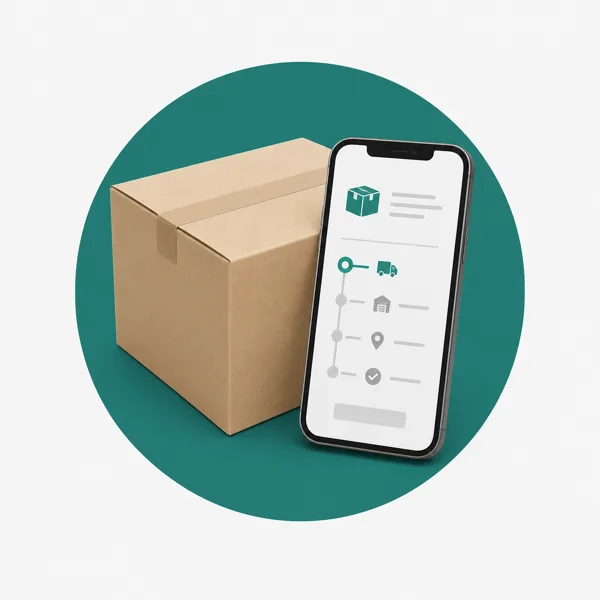 Tracked parcel